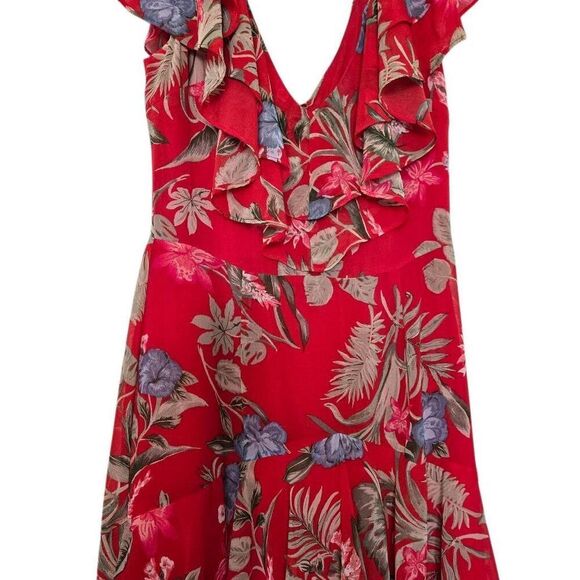 NEW WAYF Floral Chelsea Tiered Ruffle Maxi Dress Size Small - Picture 7 of 12